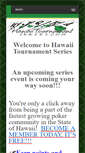 Mobile Screenshot of hawaiitournamentseries.com