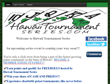 Tablet Screenshot of hawaiitournamentseries.com